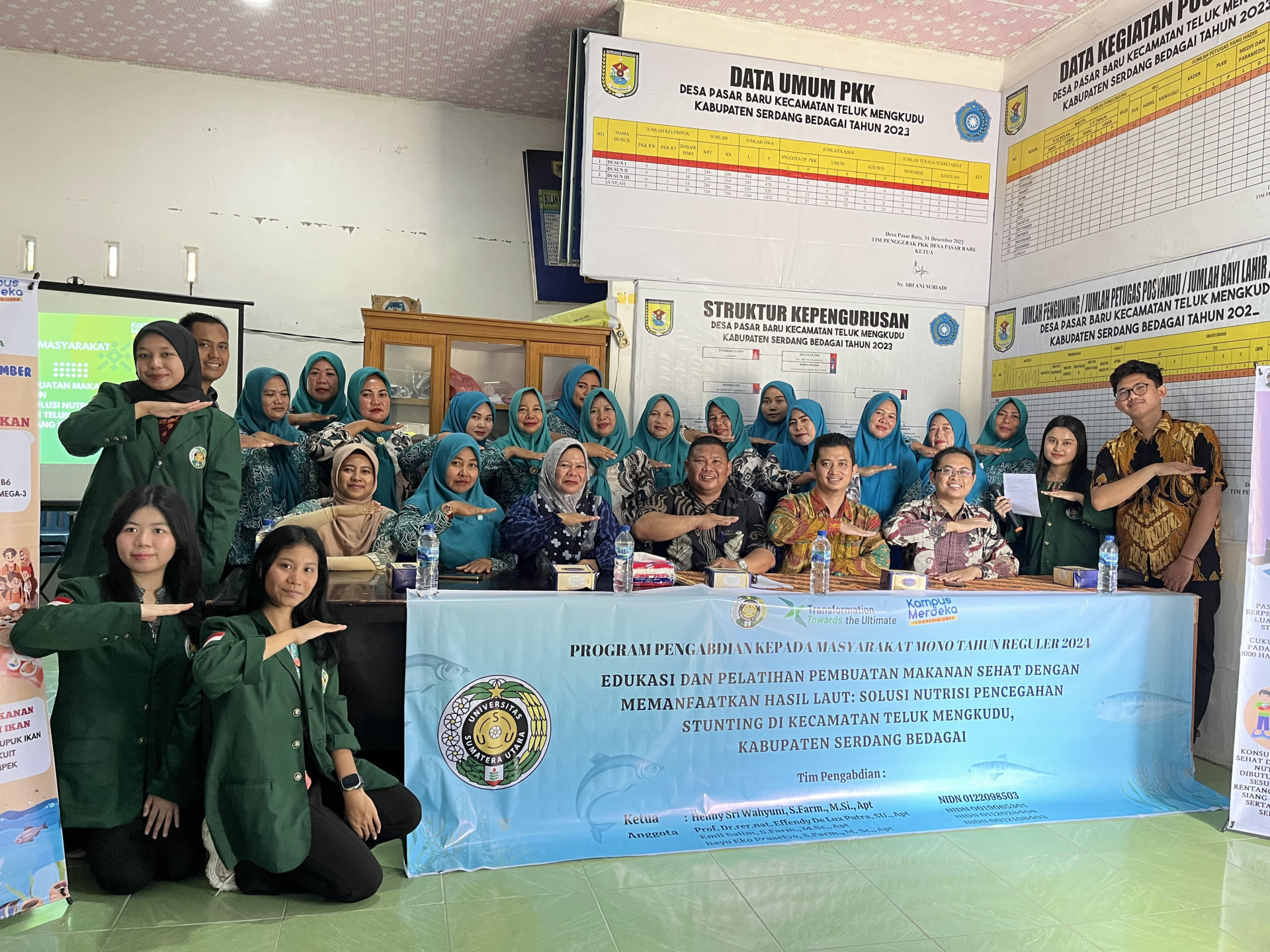 Pengabdian kepada Masyarakat: Edukasi dan Pelatihan Pembuatan Makanan Sehat dengan Memanfaatkan Hasil Laut