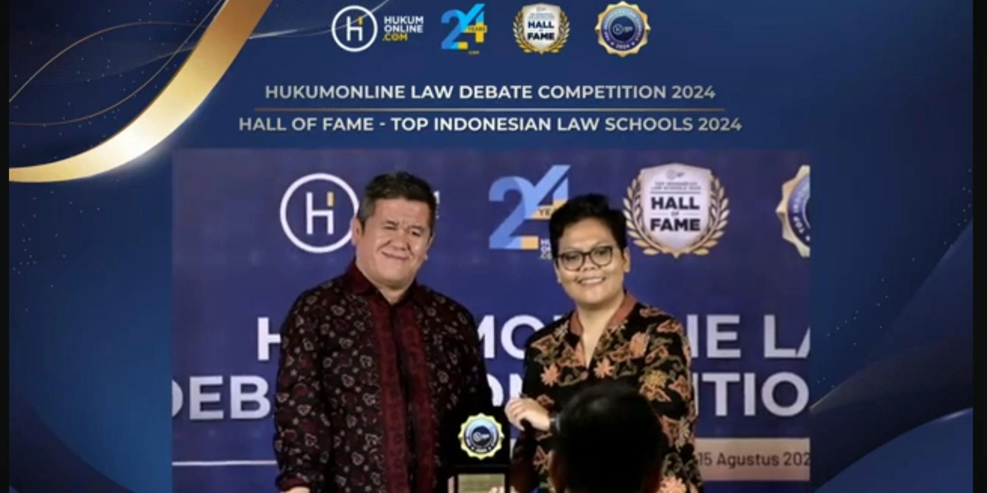 The Faculty of Law of Universitas Sumatera Utara wins another award for the Best Western Region State Law University in 2024
