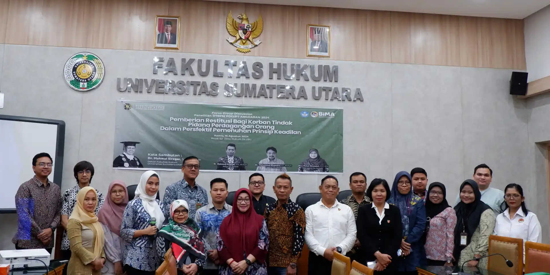 The Faculty of Law of Universitas Sumatera Utara (FH USU) held a Focus Group Discussion (FGD) on Research Grants from the Directorate of Research, Technology, and Community Service (DRTPM) for the 2024 Fiscal Year
