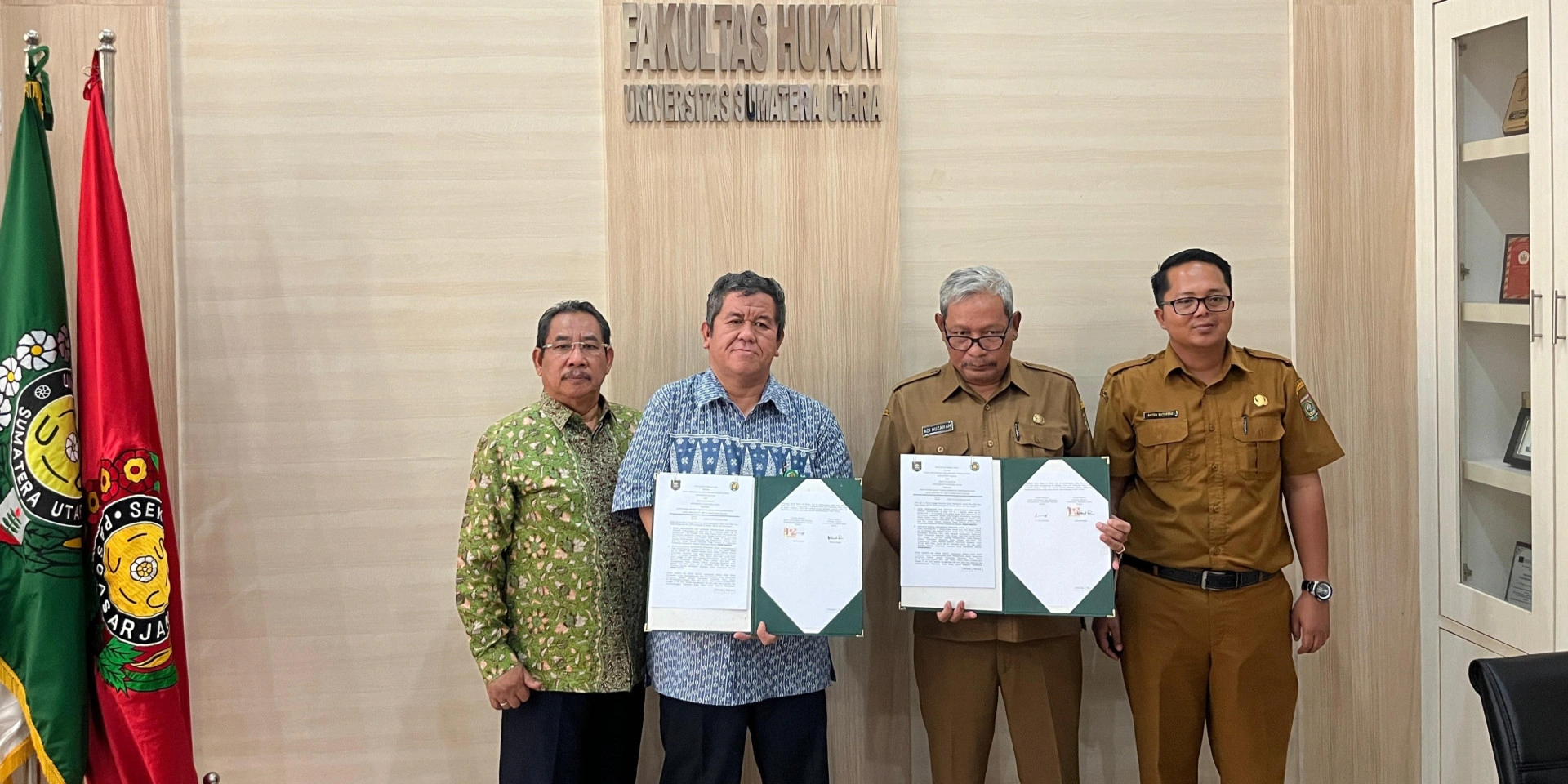 USU Faculty of Law and Asahan Regency PERMUKIM Office Establish Cooperation on Juridical Study of Land Mapping of PT BSP's Ex HGU (Right to Cultivate) Land