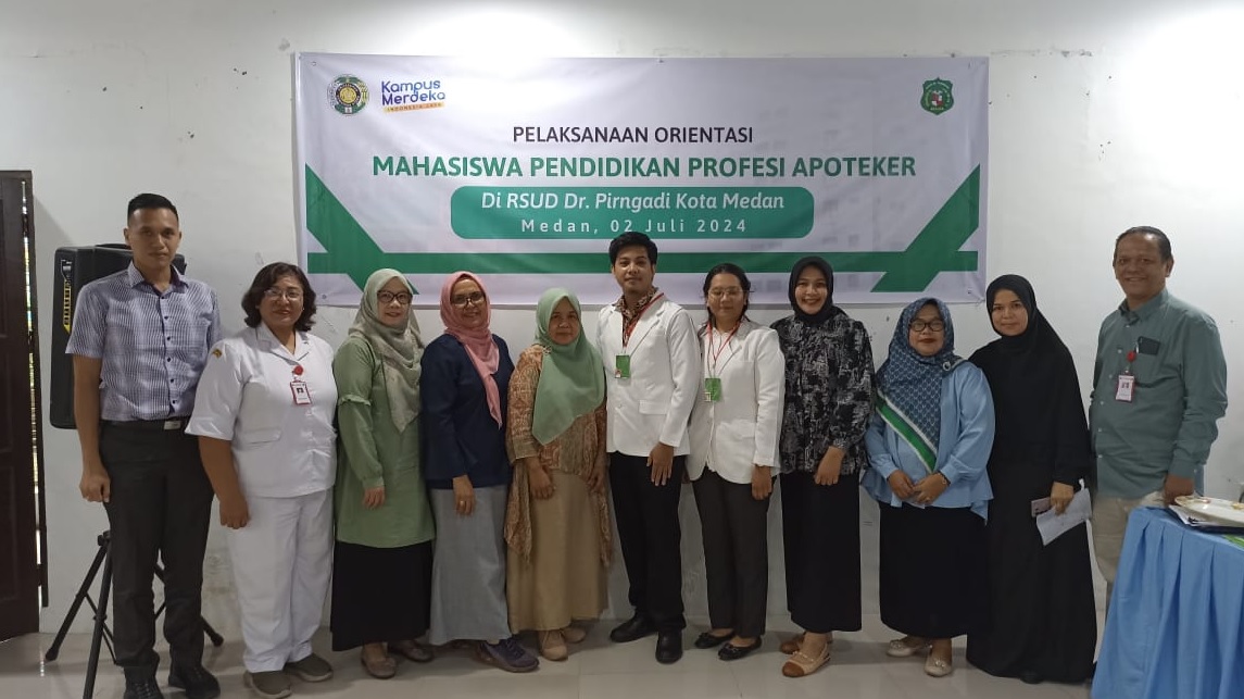 Orientation of Pharmacist Professional Education Students at RSUD Dr. Pirngadi, Medan City