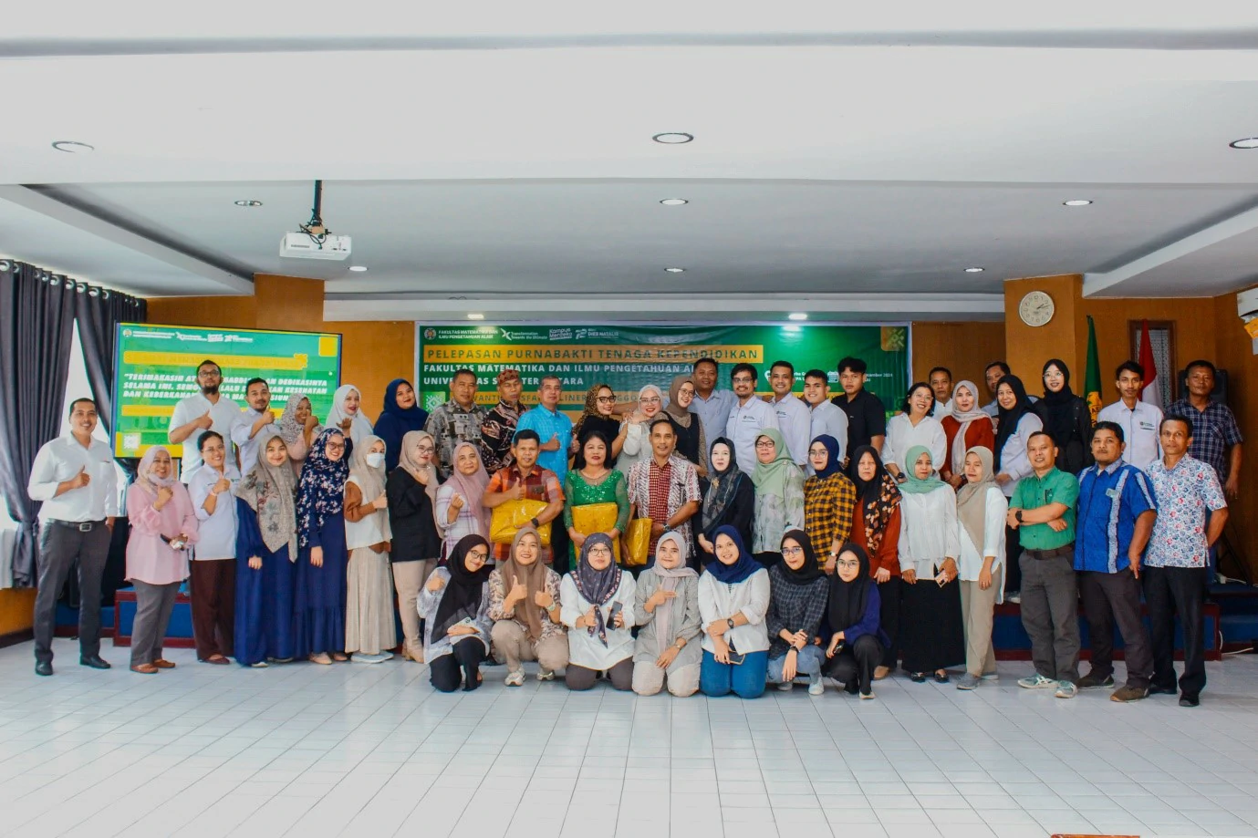 Pelepasan Purnabakti Tenaga Kependidikan FMIPA USU