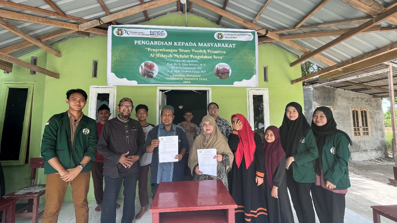 FP USU Lecturer Assists Aren Processing Business Development
