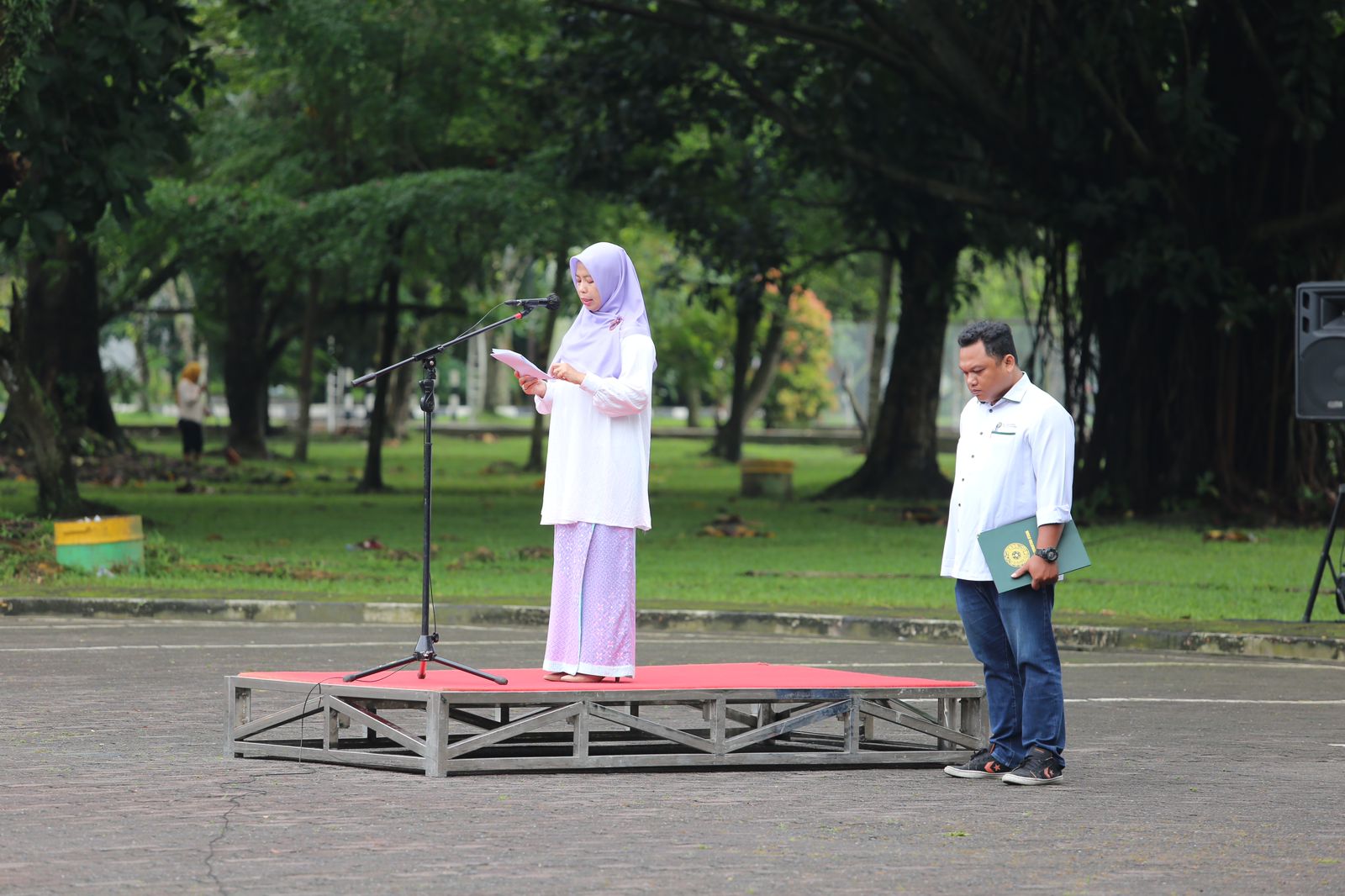 Leading the Morning Meeting, Vice Rector III USU Ready to Realize the EQUITY Program