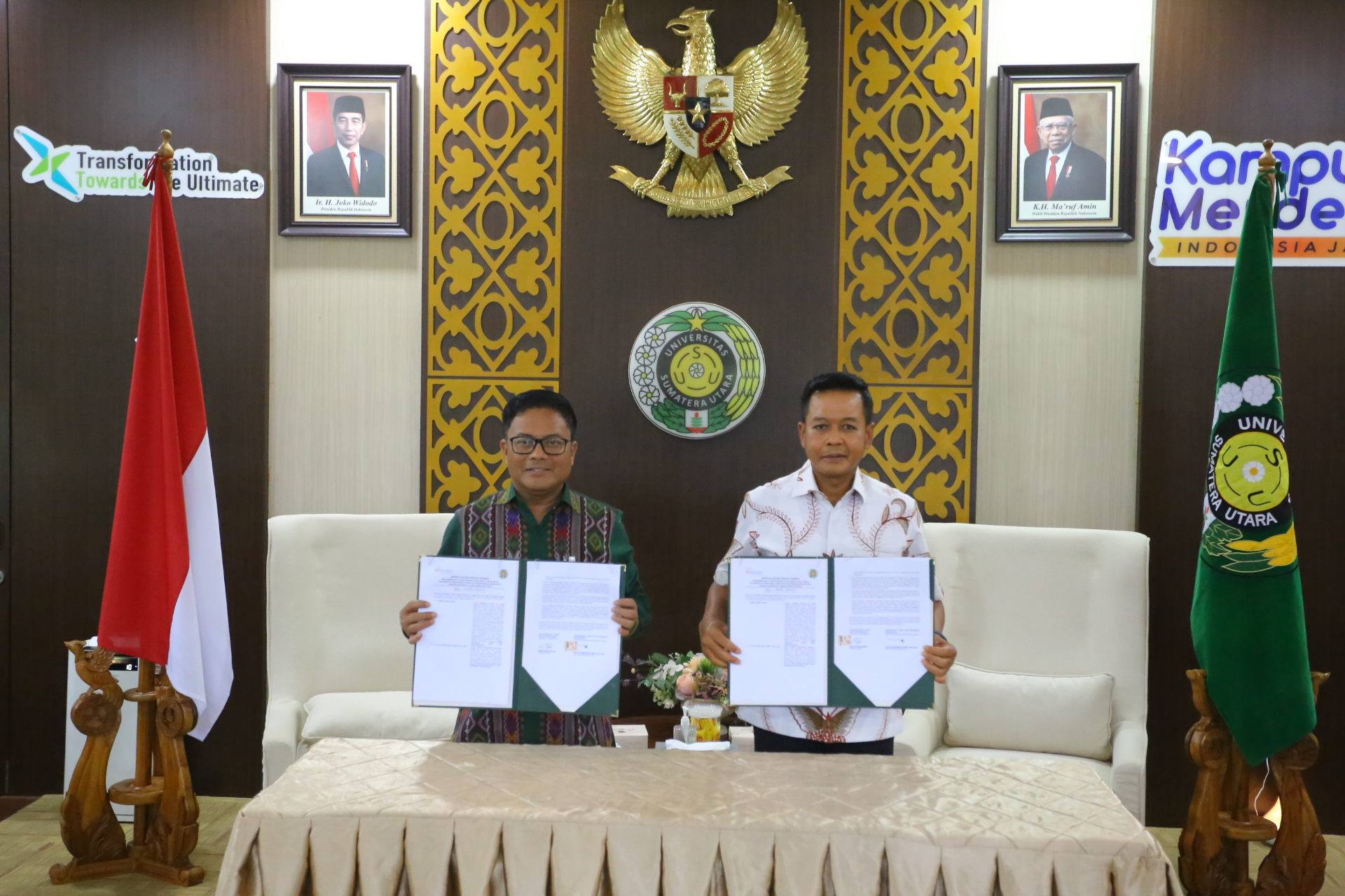 USU and Bank Sumut Establish Strategic Cooperation, Asset Handover Done