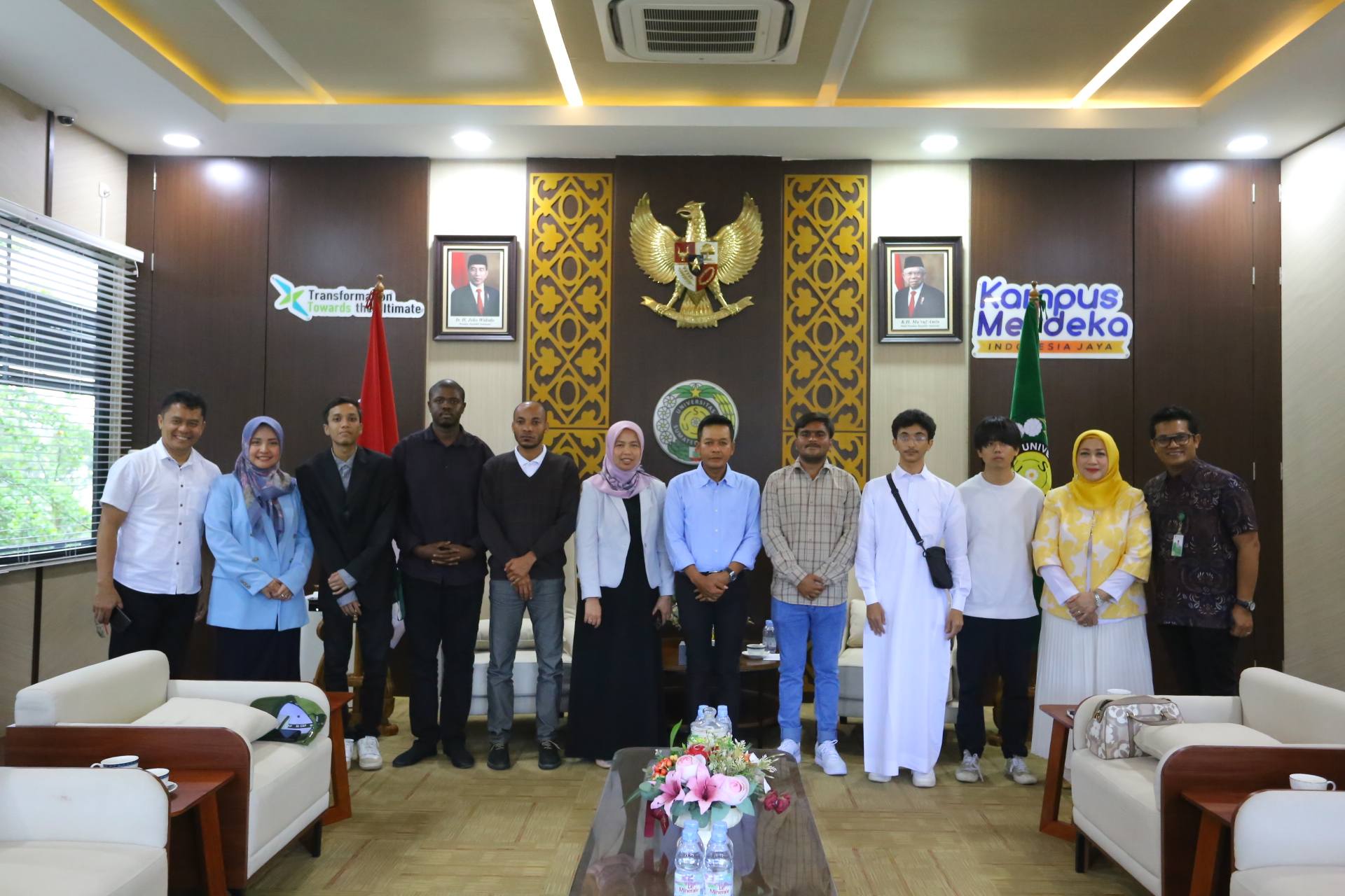 USU Holds Audience, Welcomes Foreign Students and Departs IISMA Participants