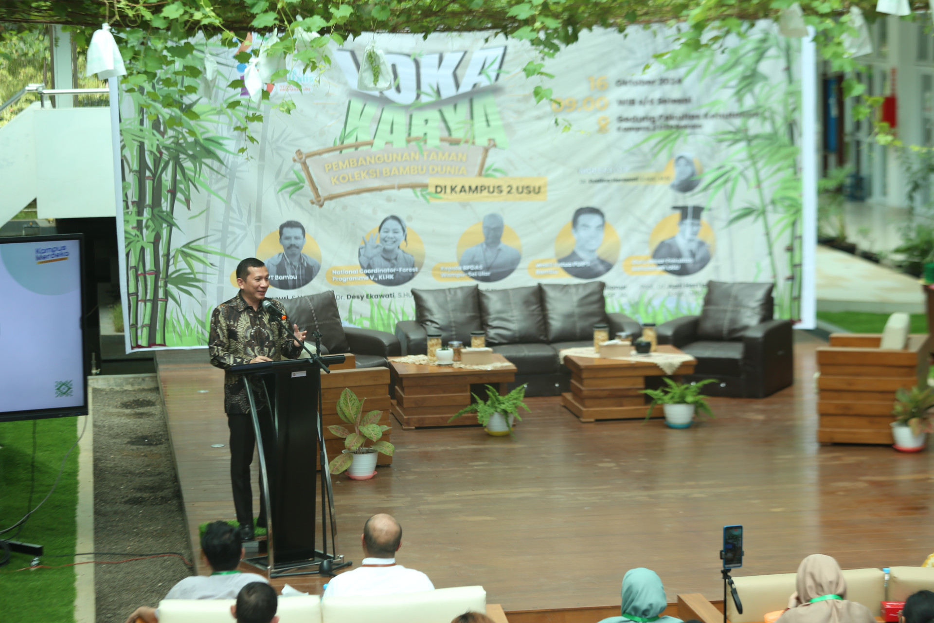 USU Faculty of Forestry Starts 10th Anniversary with Launching the Construction of the World Bamboo Collection Park