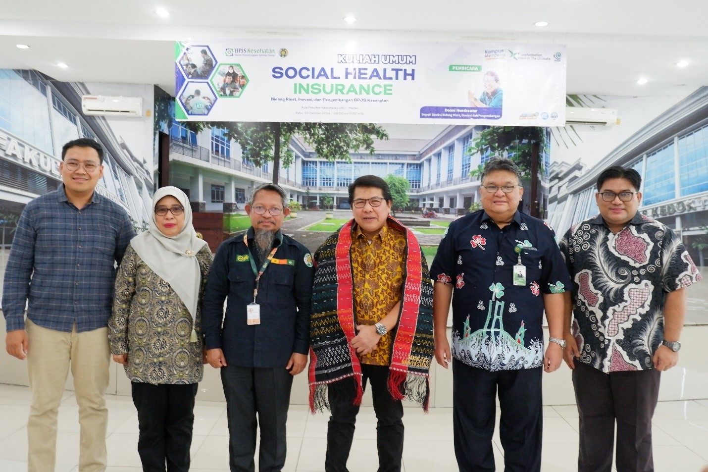 Kuliah Umum “Sosial Health Insurance” Bidang Riset, Inovasi dan Pengembangan BPJS Kesehatan