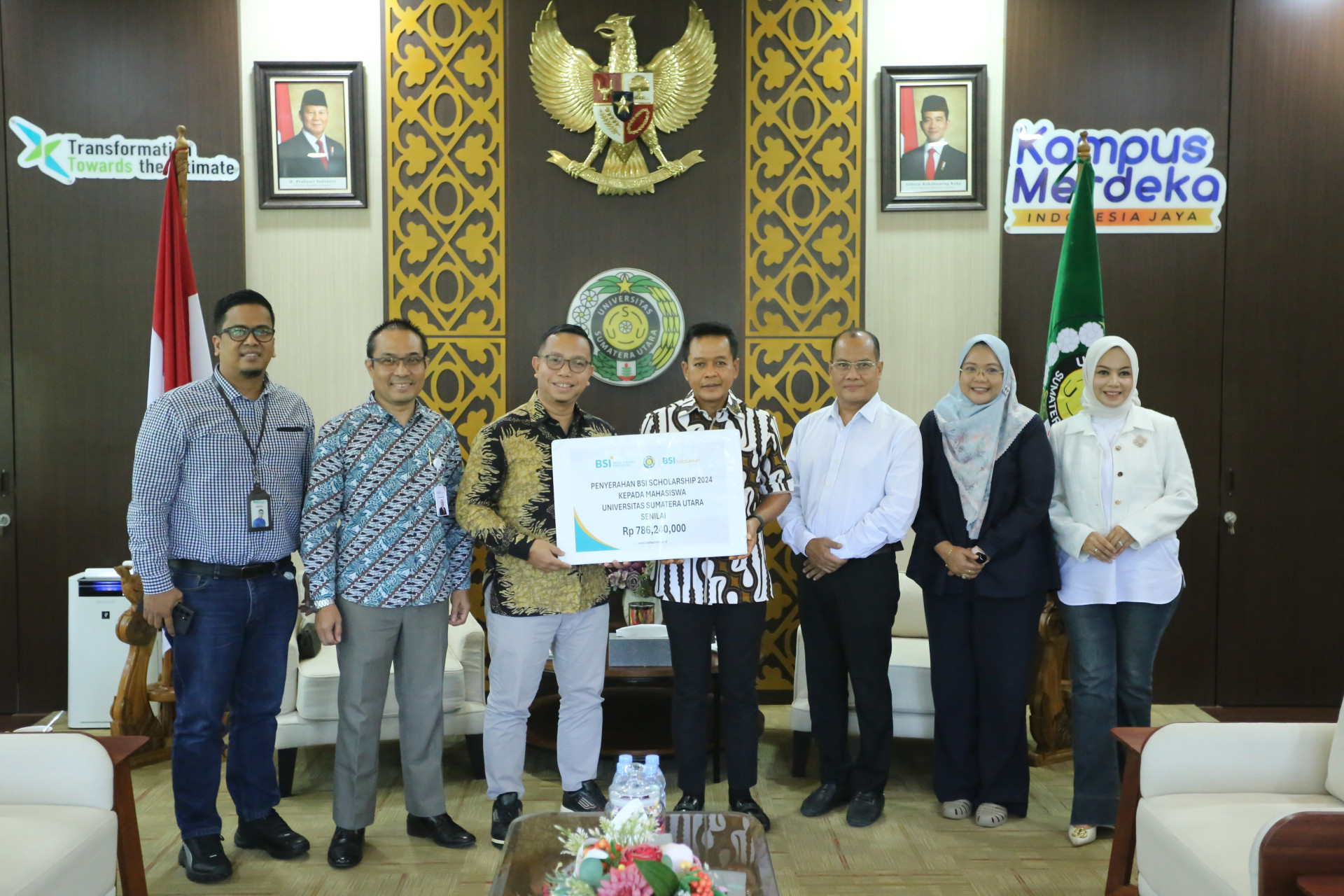 BSI Strengthens Education Support at USU through BSI Scholarship Program