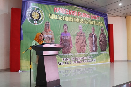 Apresiasi Purna Bakti Dosen Fakultas Farmasi USU tahun 2017