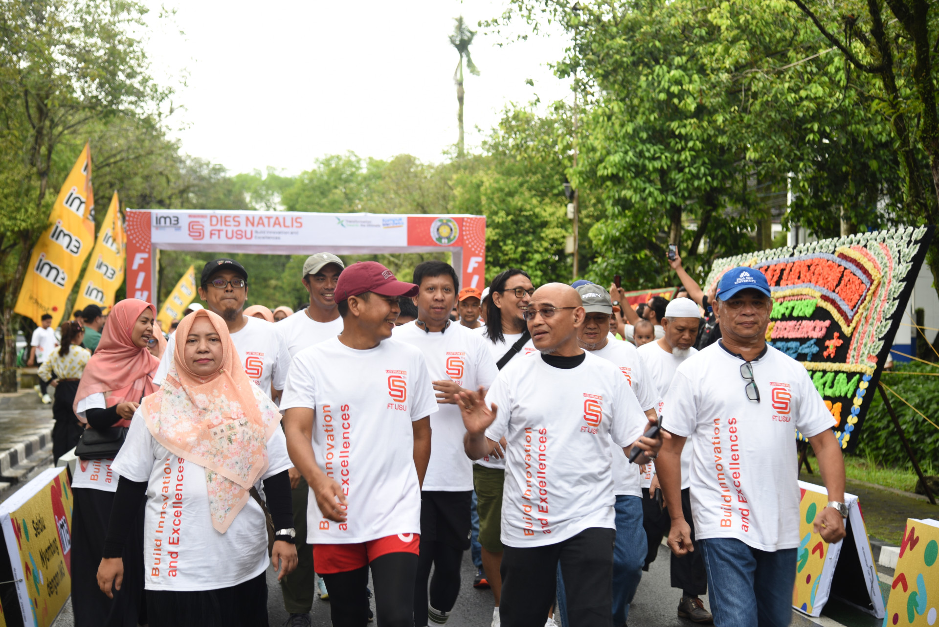 Faculty of Engineering USU's 13th Lustrum is Celebrated with Fun Run Festivities