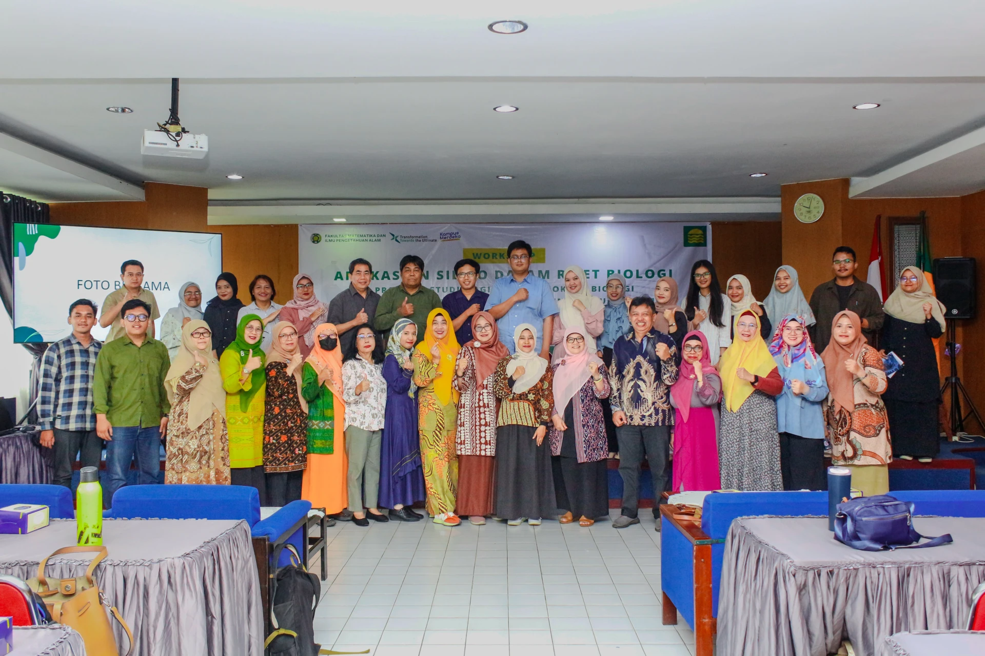 Program Studi Magister dan Doktor Ilmu Biologi FMIPA USU Gelar Workshop "Aplikasi in Silico dalam Riset Biologi"