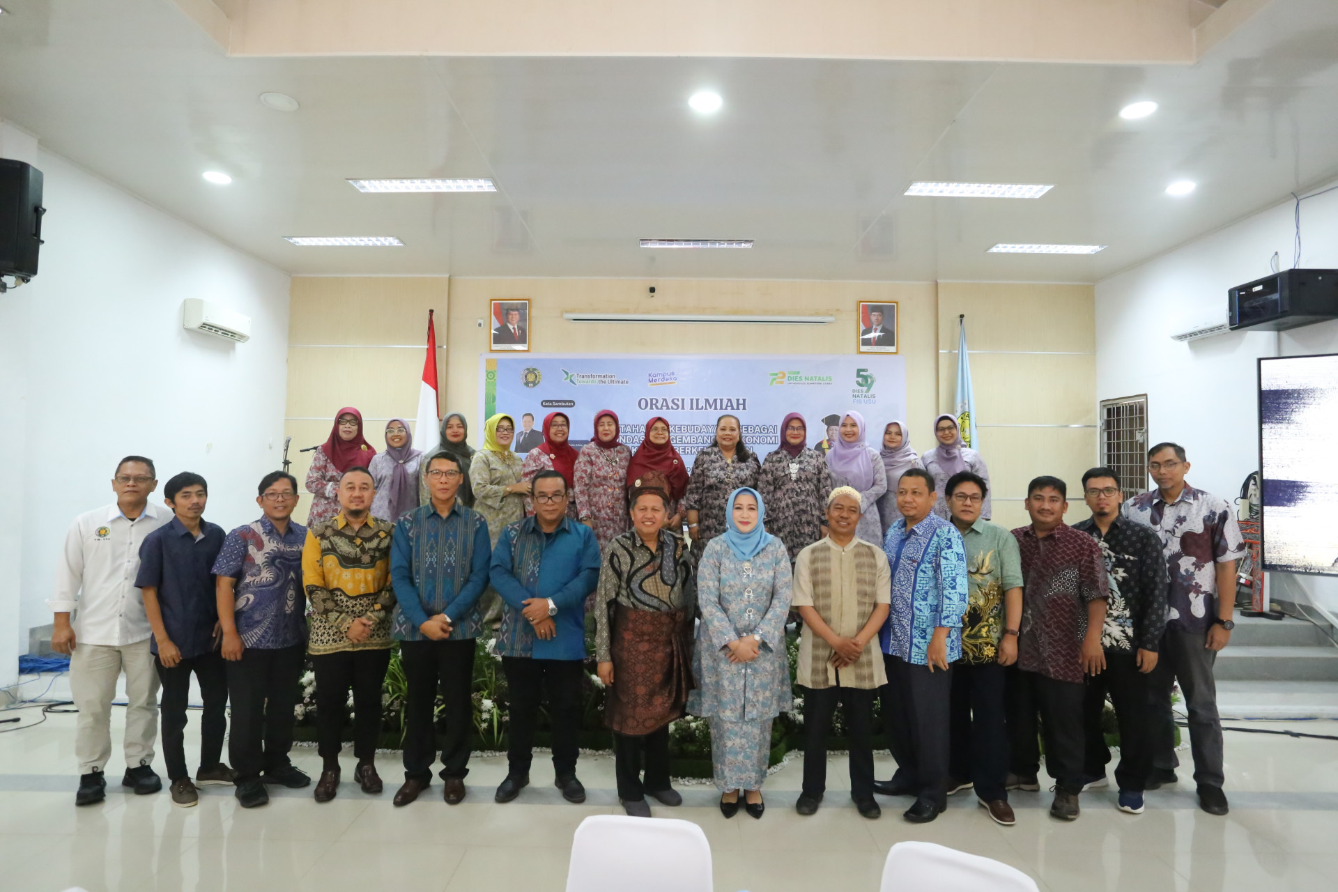 FIB USU Celebrates 59th Anniversary with Scientific Oration on the Theme of Culture and Creative Economy