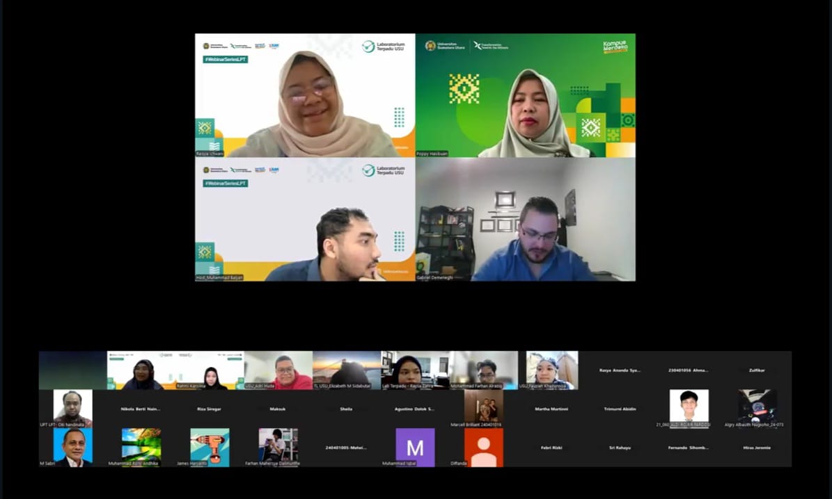 UPT Laboratorium USU Gelar Webinar Internasional: Kupas Tuntas Material ...