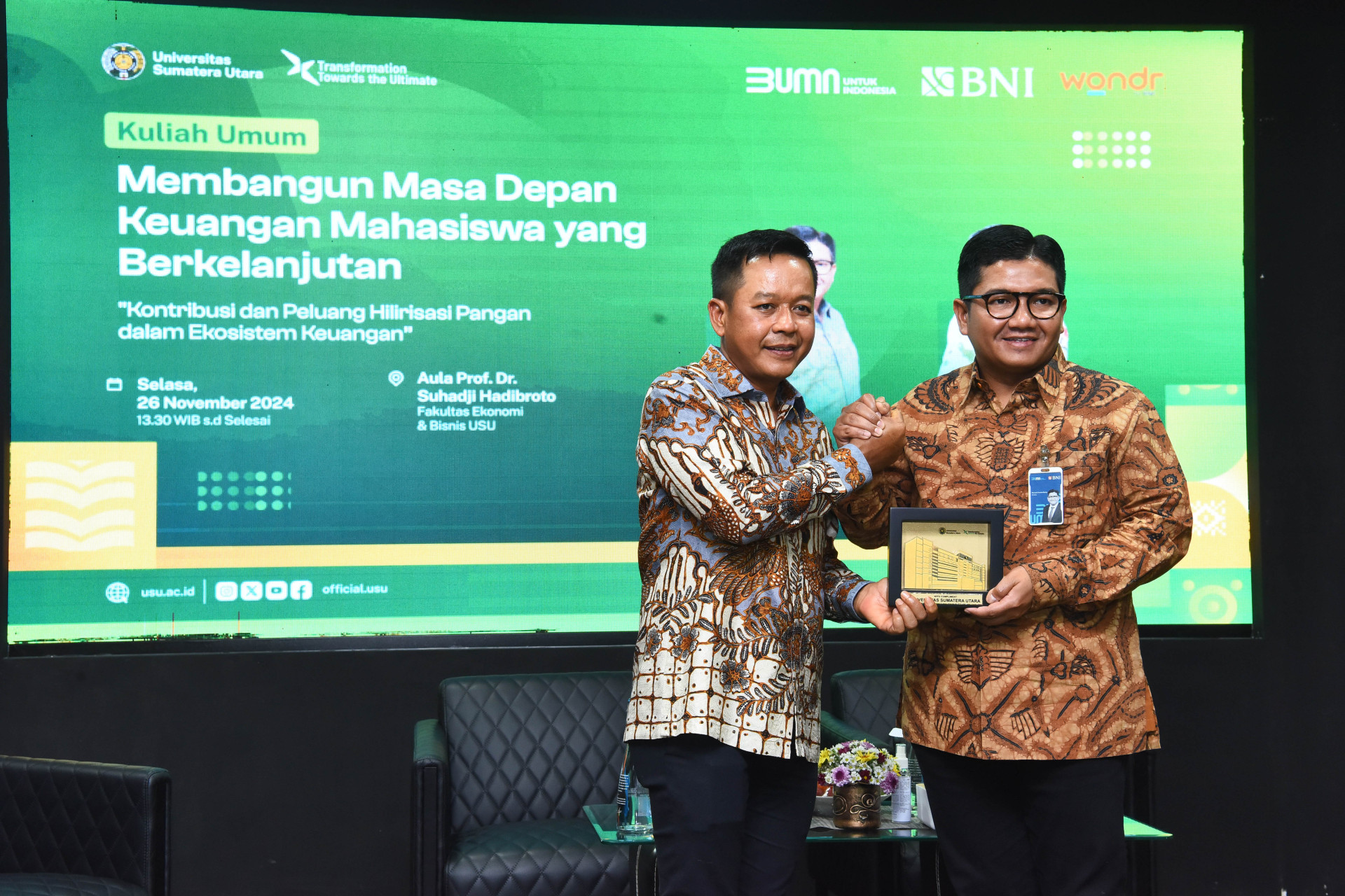 BNI Public Lecture Highlights Students' Sustainable Financial Future