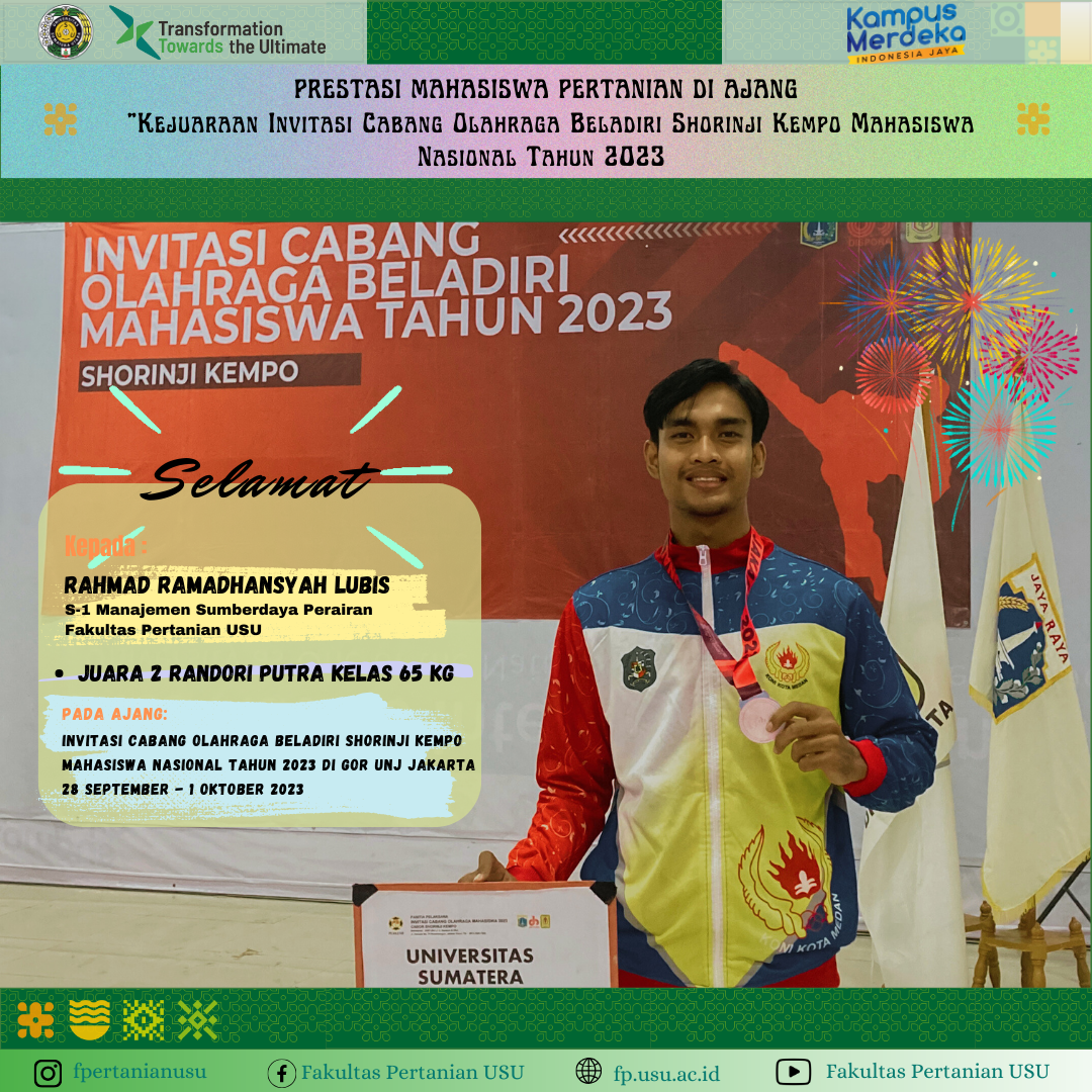 Achievements of Faculty of Agriculture Students at the National Student Shorinji Kempo Invitational Championship in 2023