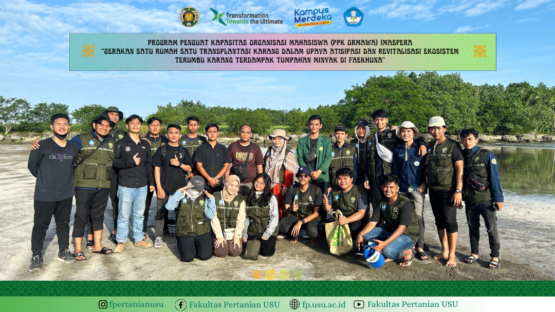 Capacity Building Program for Student Organizations (PPK Ormawa) of IMASPERA “One House One Coral Transplant Movement in an Effort to Anticipate and Revitalize Coral Reef Ecosystems Affected by Oil Spills in Faekhuna”