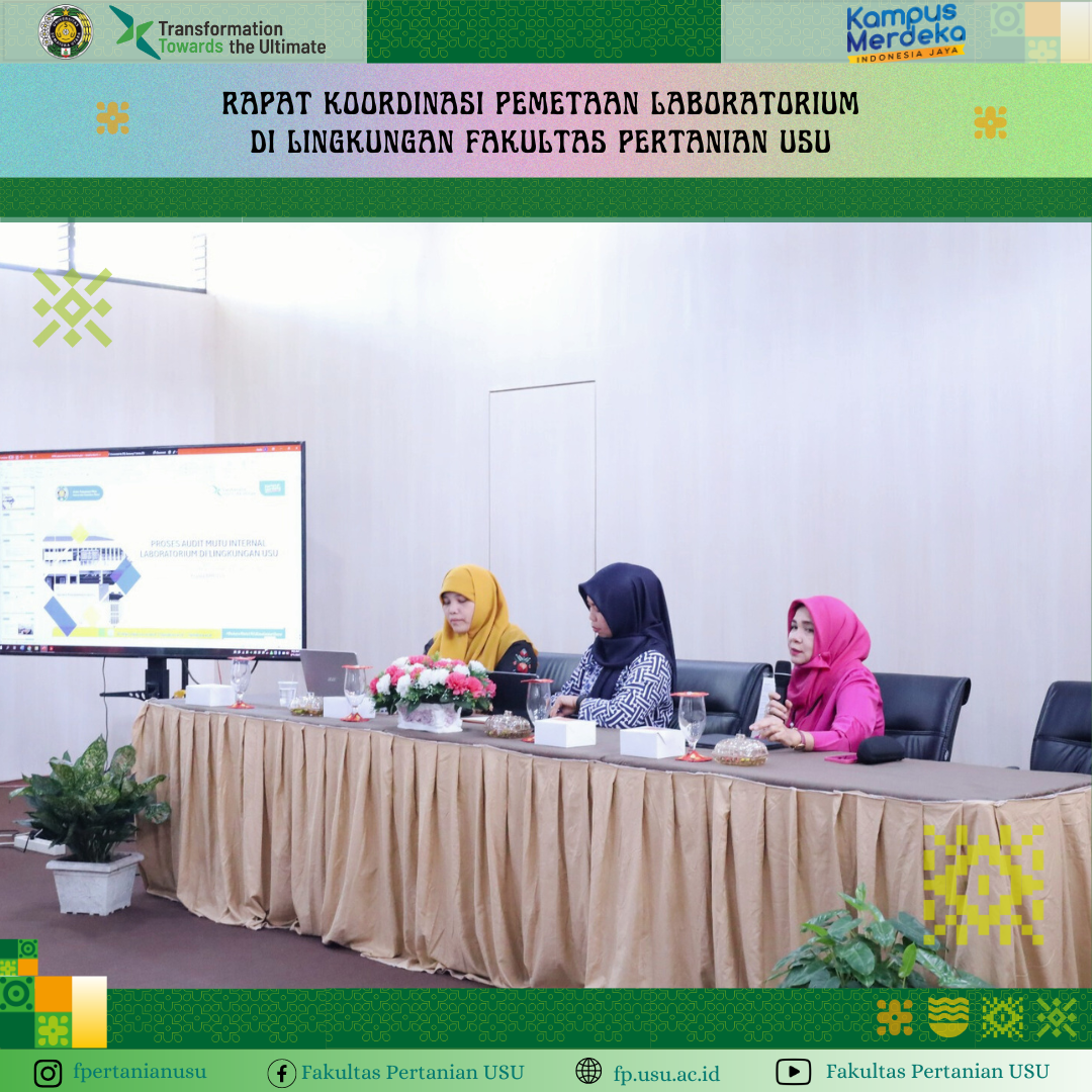 Coordination Meeting of Laboratory Mapping within the USU Faculty of Agriculture