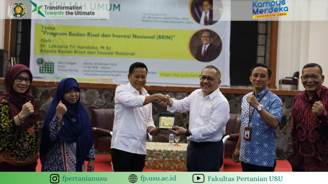 Public Lecture on National Research and Innovation Agency (BRIN) Program
