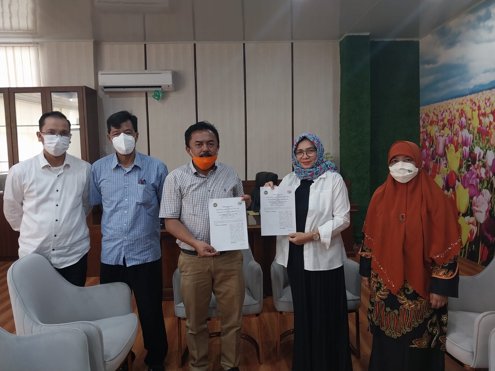 Signing of Memorandum of Agreement (MoA) between Faculty of Agriculture, Universitas Sumatera Utara and Food Security Office of North Tapanuli Regency