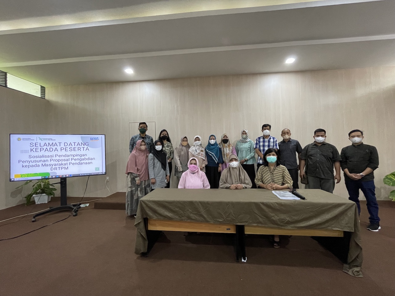 Socialization of Assistance in Preparation of Community Service Proposals for DRTPM Funding 2022