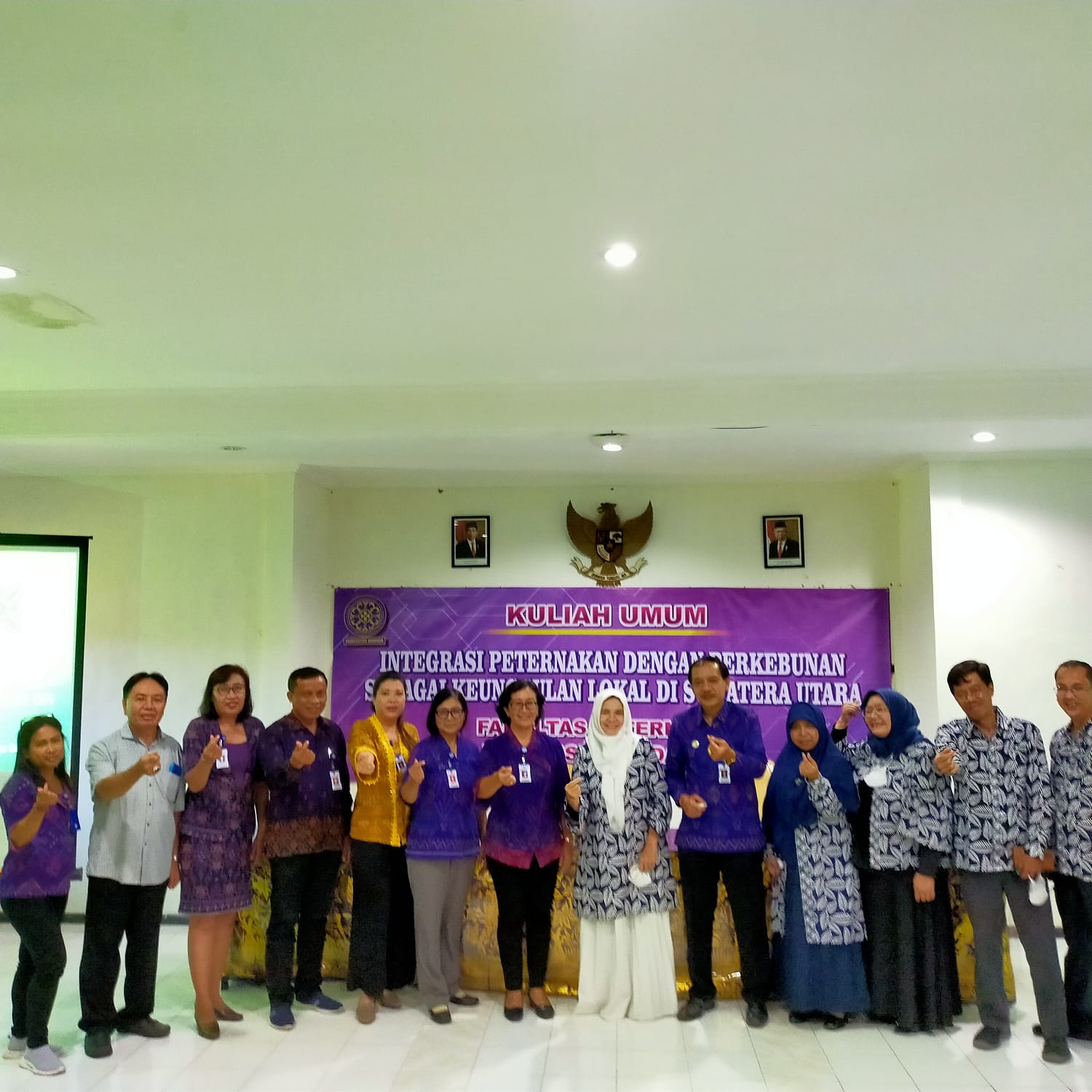 Signing of Memorandum of Agreement (MoA) and IA between Faculty of Agriculture of Universitas Sumatera Utara and Faculty of Animal Husbandry of Universitas Udayana.
