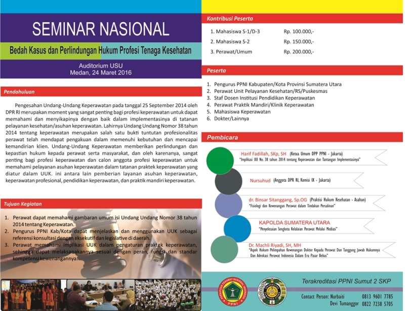 National Seminar on Case Studies and Legal Protection for Healthcare Professions