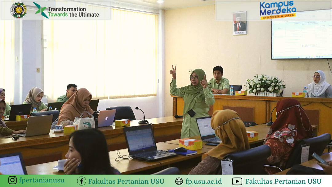 Training on SKP Filling in 2022 Based on Permenpan-RB No. 6 of 2022 at the USU Faculty of Agriculture