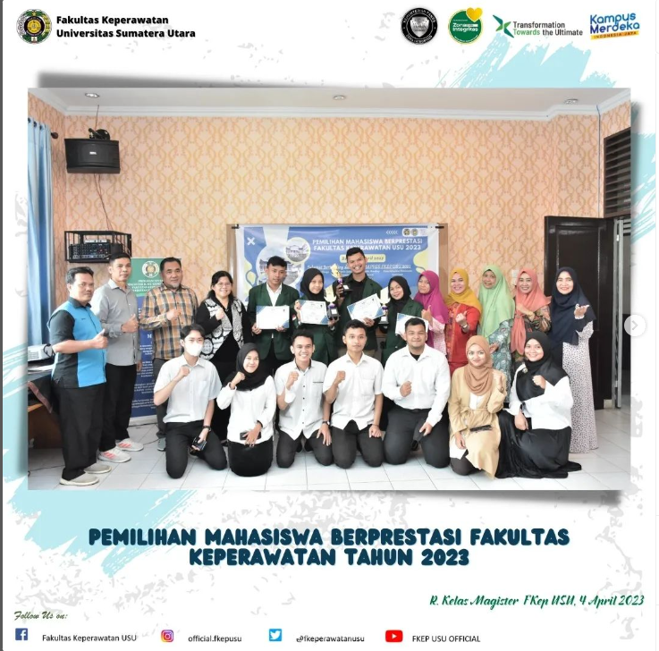 Faculty of Nursing USU Holds 2023 Outstanding Student Selection