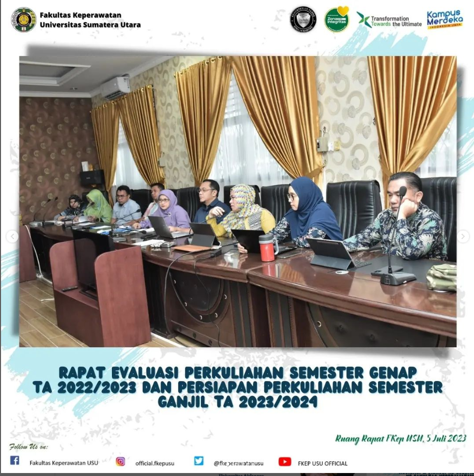 Evaluation Meeting for Even Semester 2022/2023 and Preparation for Odd Semester 2023/2024