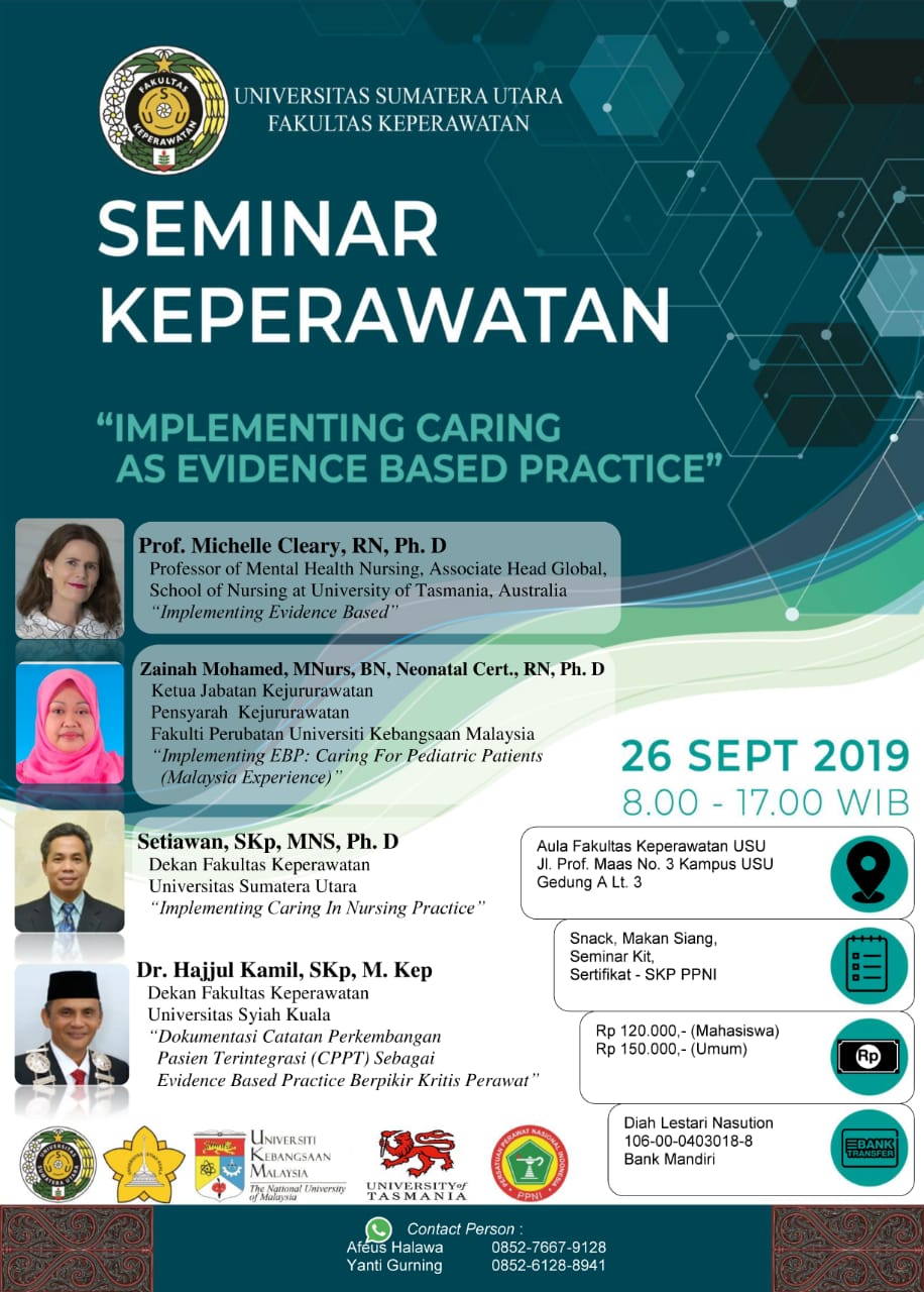 Registration for Nursing Seminar "Implementing Caring as Evidence-Based Practice"