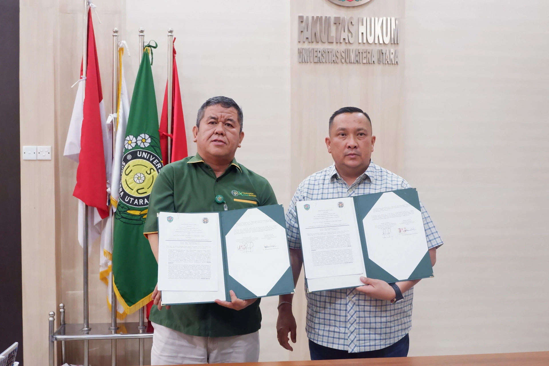 USU Faculty of Law and DPMPTSP of South Tapanuli Regency Government Sign MoA