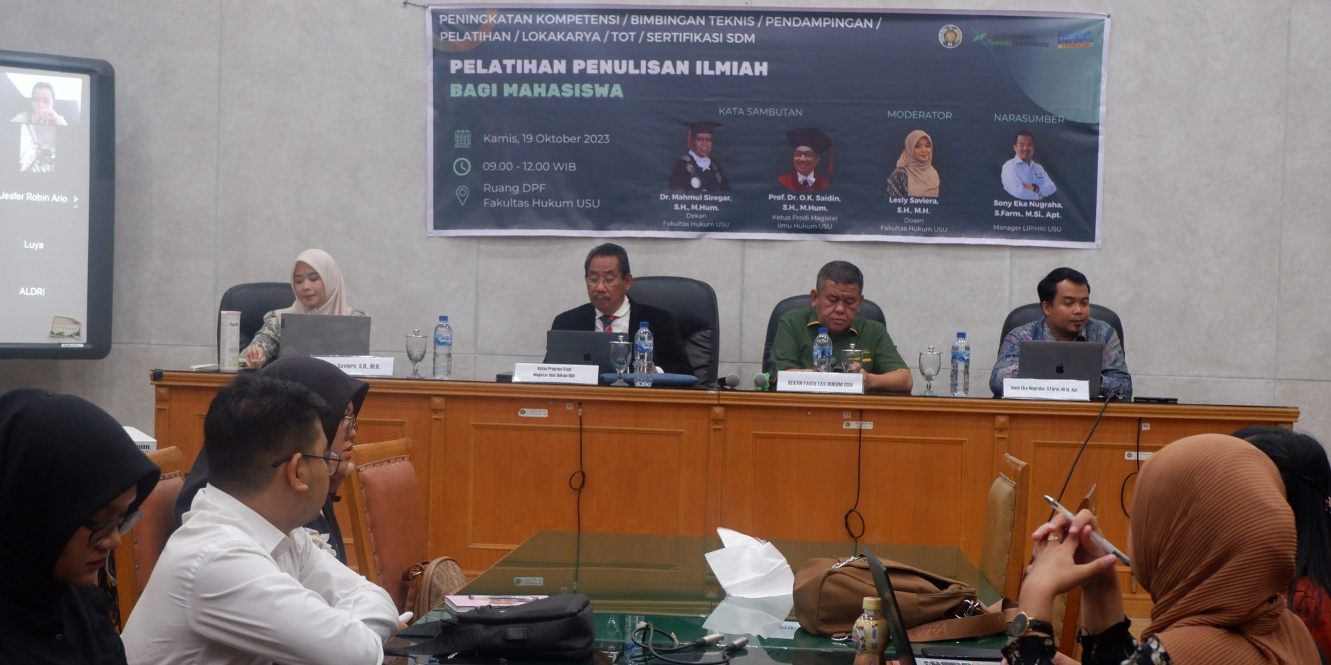 FH USU Master of Law Study Program Holds Scientific Writing Training for Students