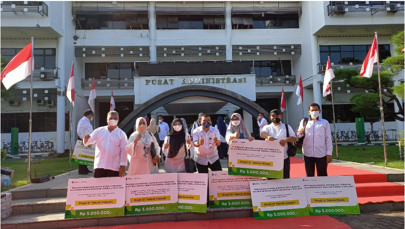 Industrial Engineering Department Won Top Contributor Award for Achieving Key Performance Indicators in 2020