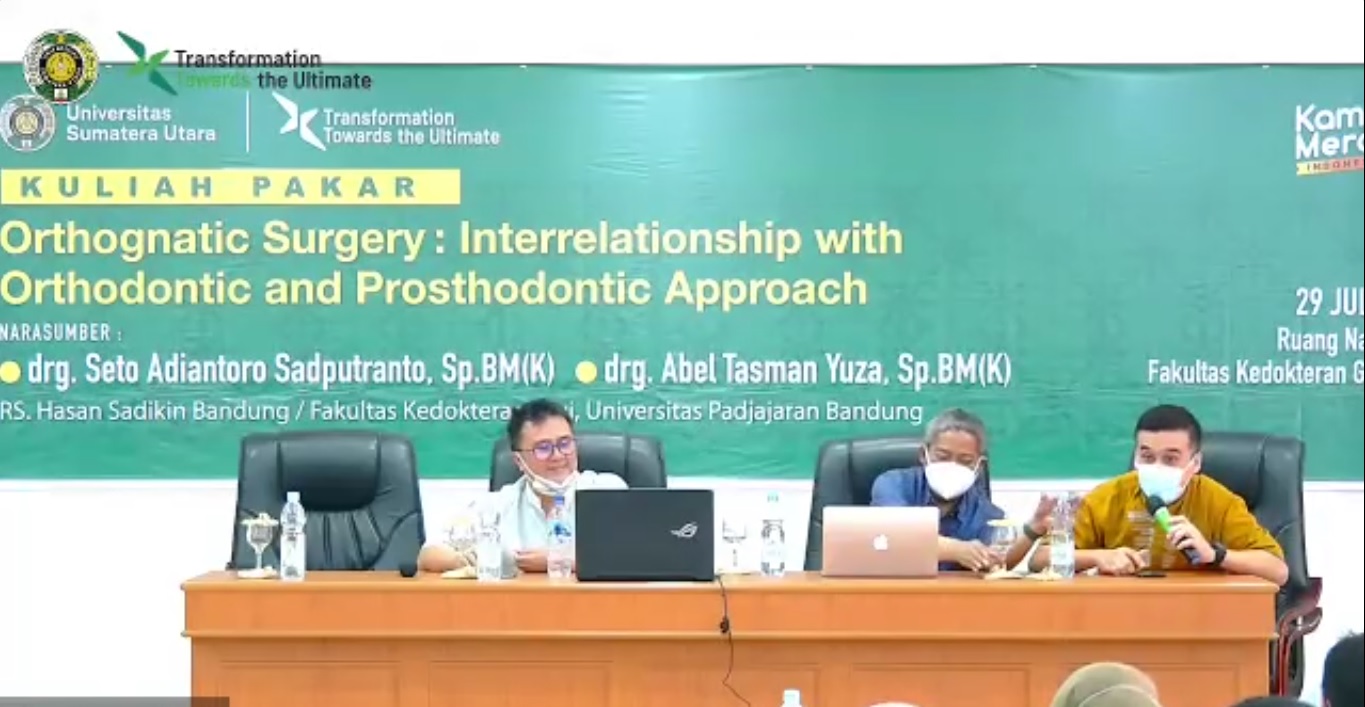 Expert Lecture "Orthognathic Surgery: Interrelationship with Orthodontic and Prosthodontic Approach"