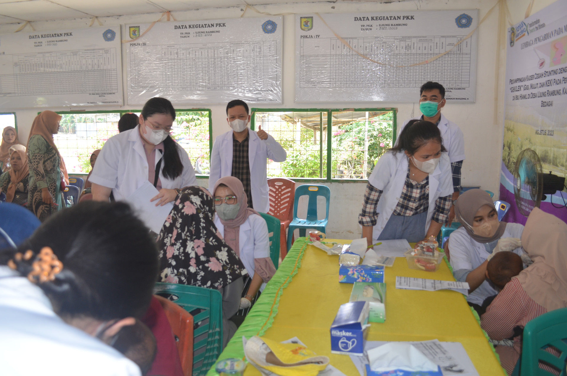 Assistance for Stunting Prevention Cadres through the “Gemulek” Screening Movement (Teeth, Mouth, and Chronic Energy Deficiency) for Women of Reproductive Age and Pregnant Mothers in Ujung Rambung Village, Serdang Bedagai Regency