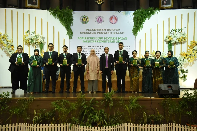 Faculty of Medicine USU Holds Specialist Doctor Inauguration and New PPDS Introduction
