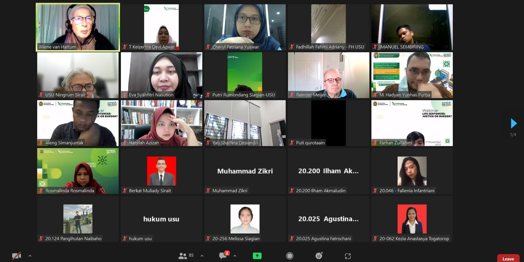 Webinar Live Sentences: Justice or Burden?