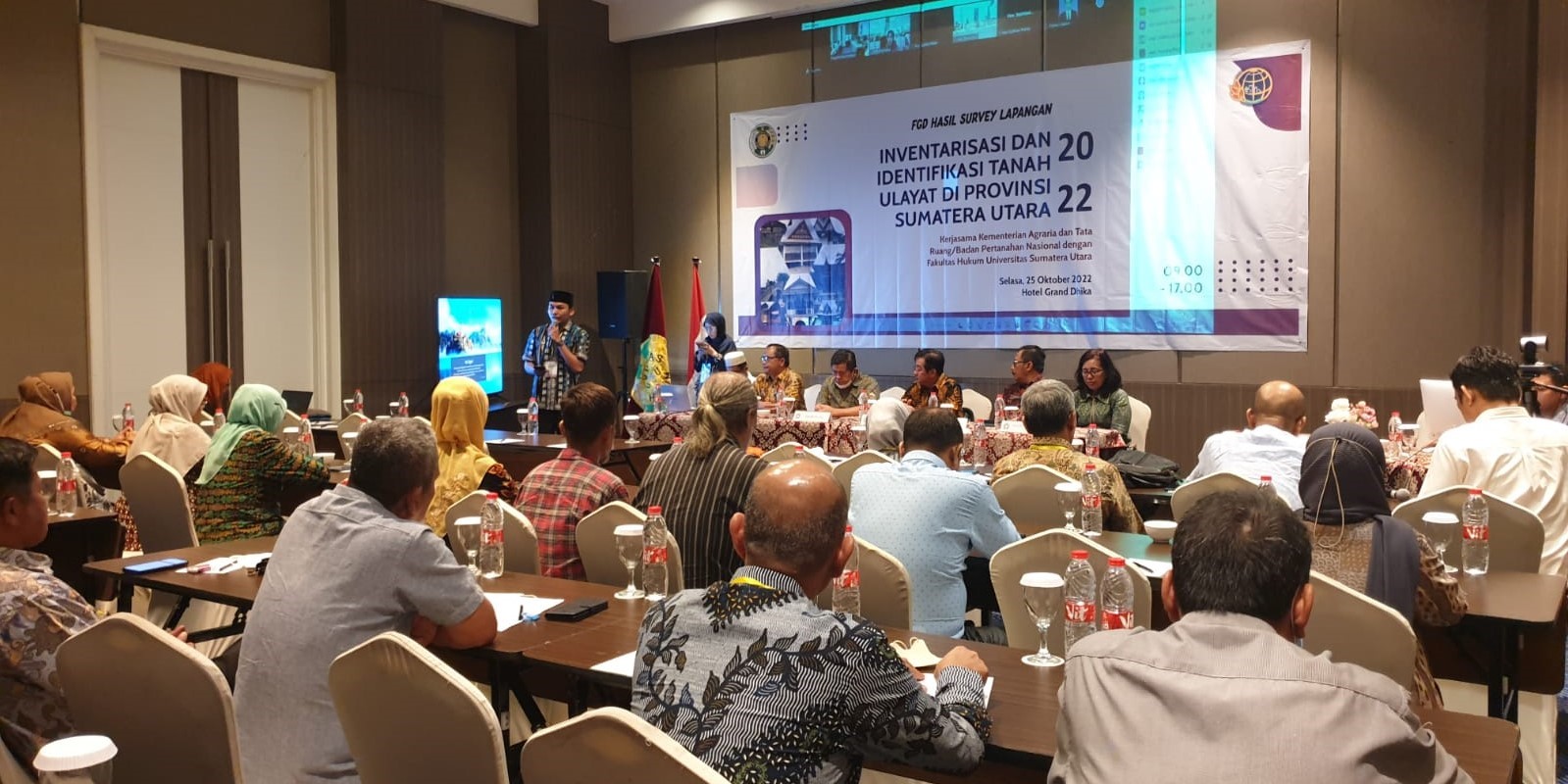 FGD on Field Survey Results of Inventory and Identification of Customary Land in Sumatera Province