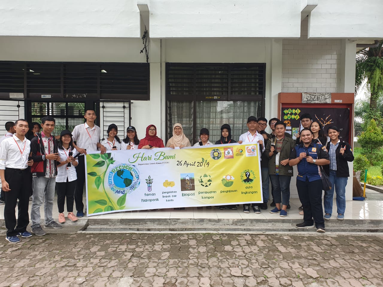 Commemorating Earth Day 2019 at the USU Department of Chemical Engineering