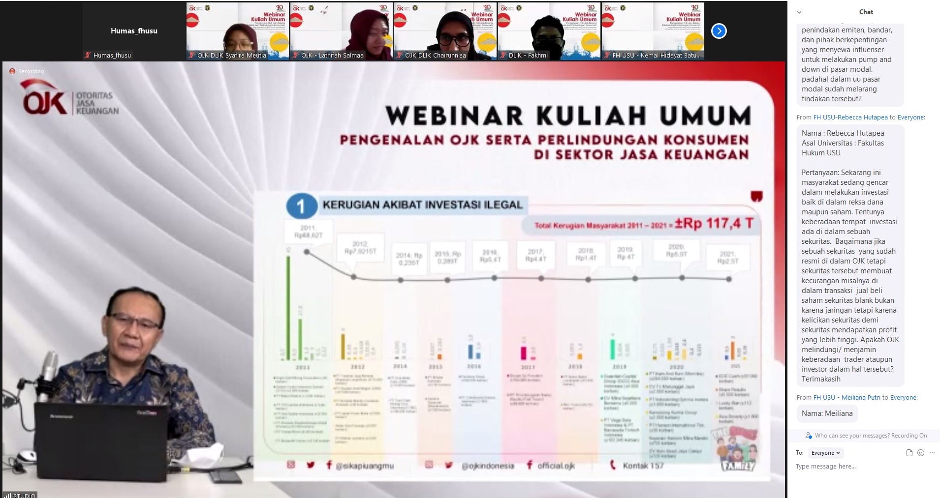 Public Lecture on the Introduction of OJK and the Field of Consumer Education and Protection