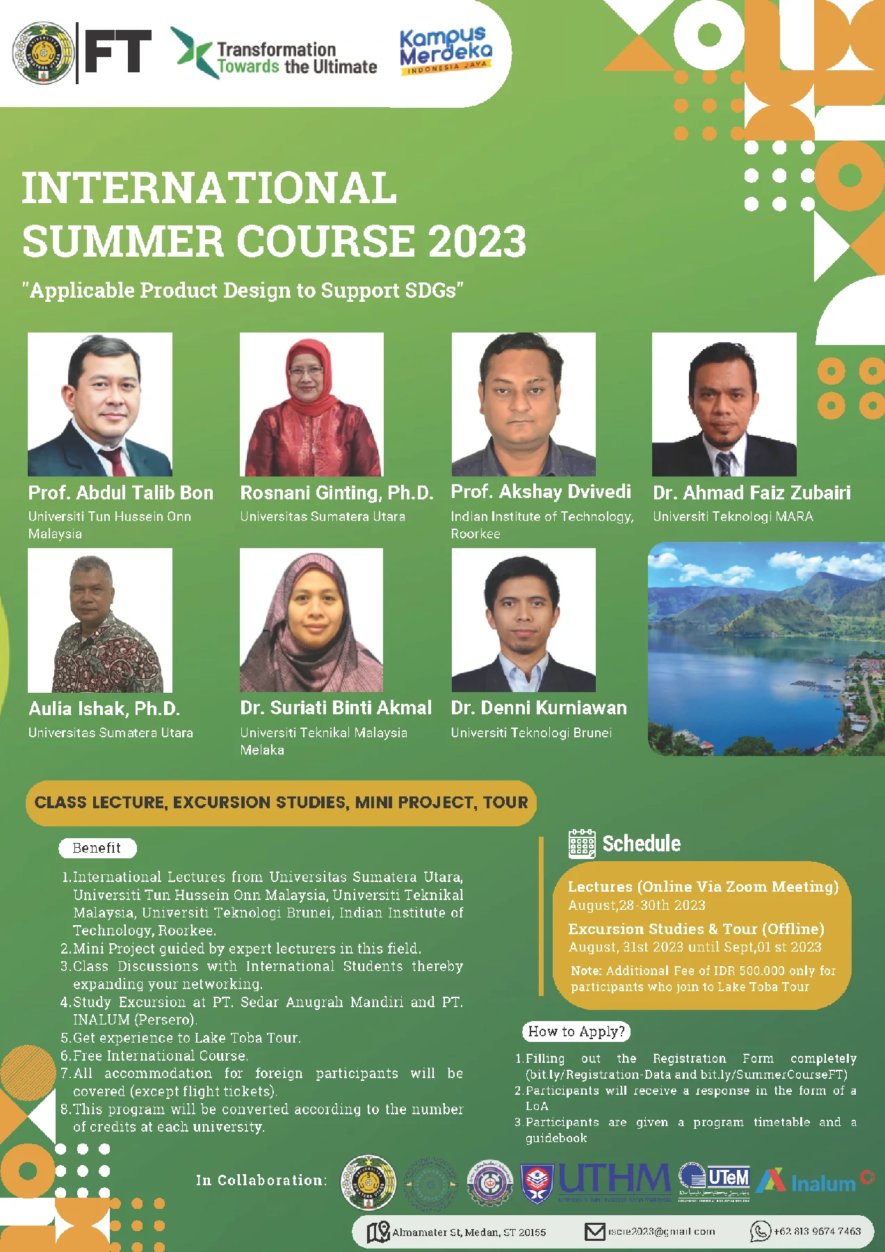 International Summer Course 2023: Product Design to Support SDGs