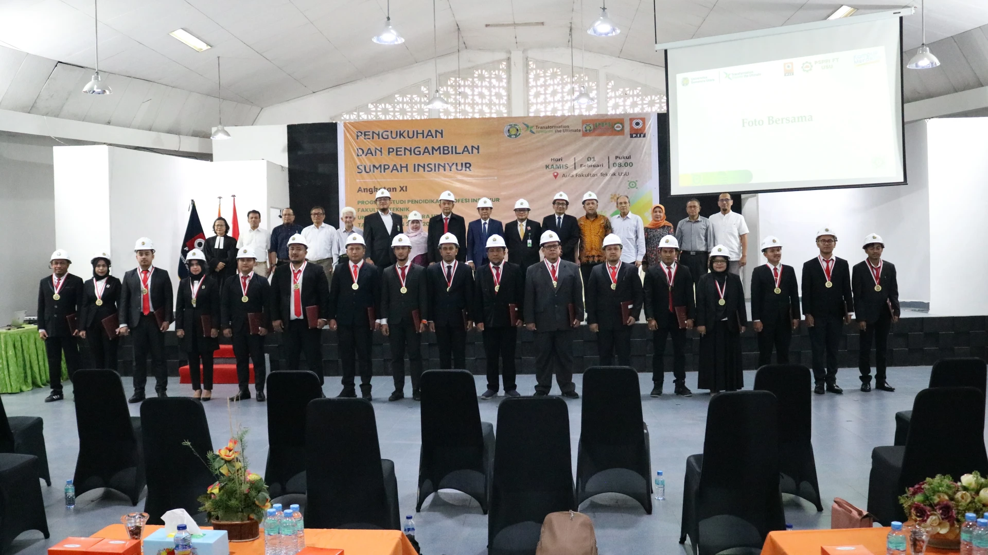 Inauguration of Engineers Batch XI of the USU Professional Engineer Education Study Program (PS PPI) Academic Year 2023/2024