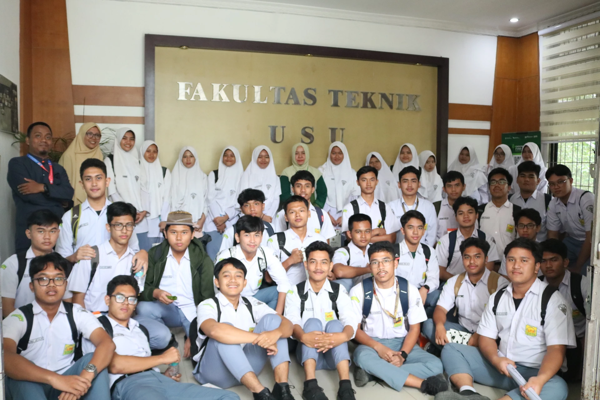 Study Visit from SMAS Al-Fityan Medan to Faculty of Engineering, Universitas Sumatera Utara