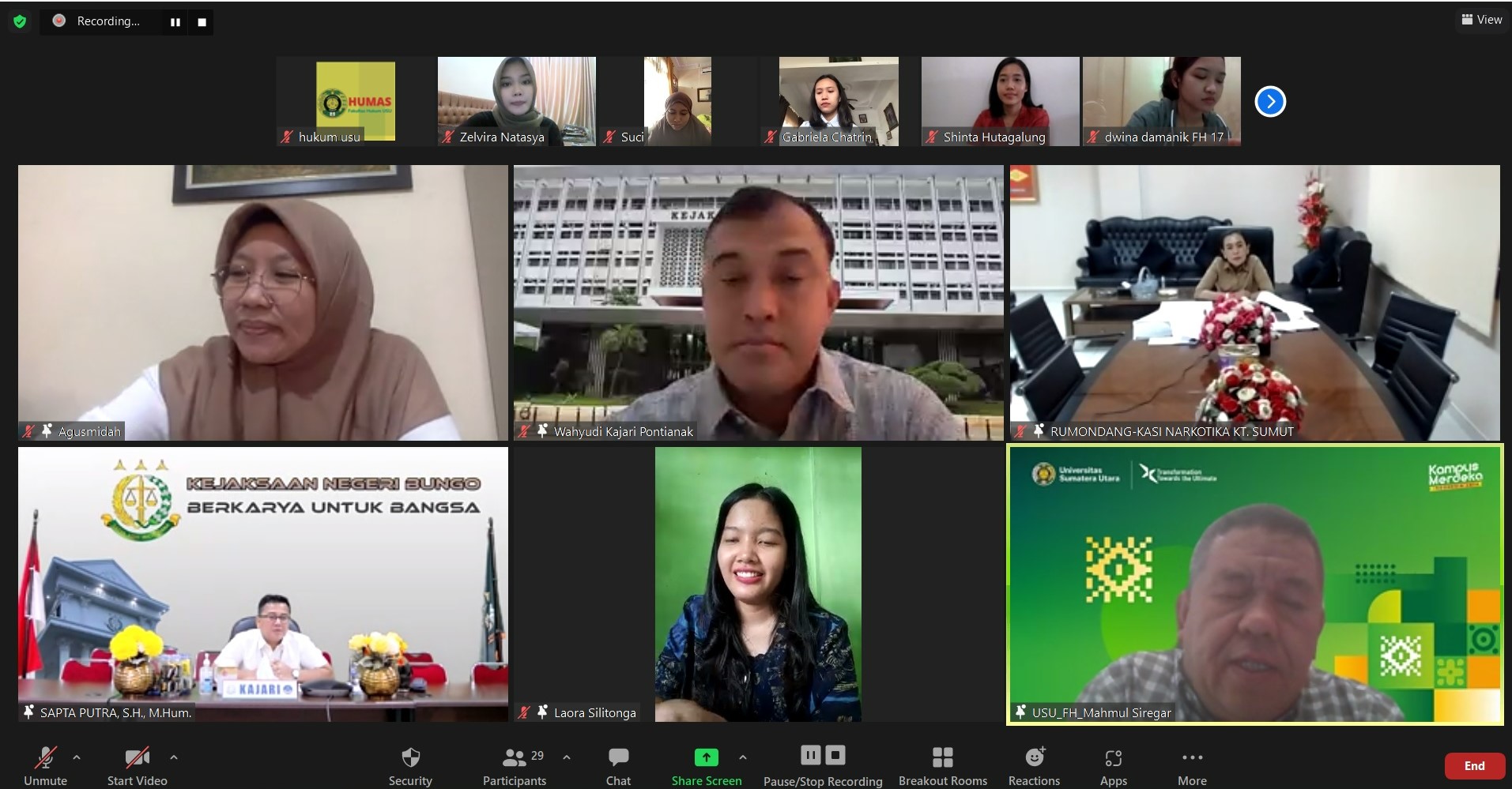 Simposium Alumni Profesi Jaksa dan Pembekalan CPNS Ahli Pertama Jaksa 2021 “Wajah Baru Penegakan Hukum Insan Muda Adhyaksa”