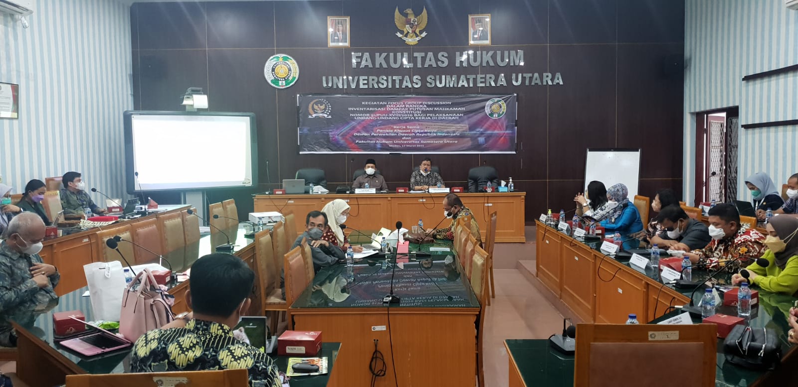 FGD Dalam Rangka Inventarisasi Dampak Putusan Mahkamah Konstitusi Nomor: 91/PUU-XVIII/2020 Bagi Pelaksanaan UU Cipta Kerja Di Daerah