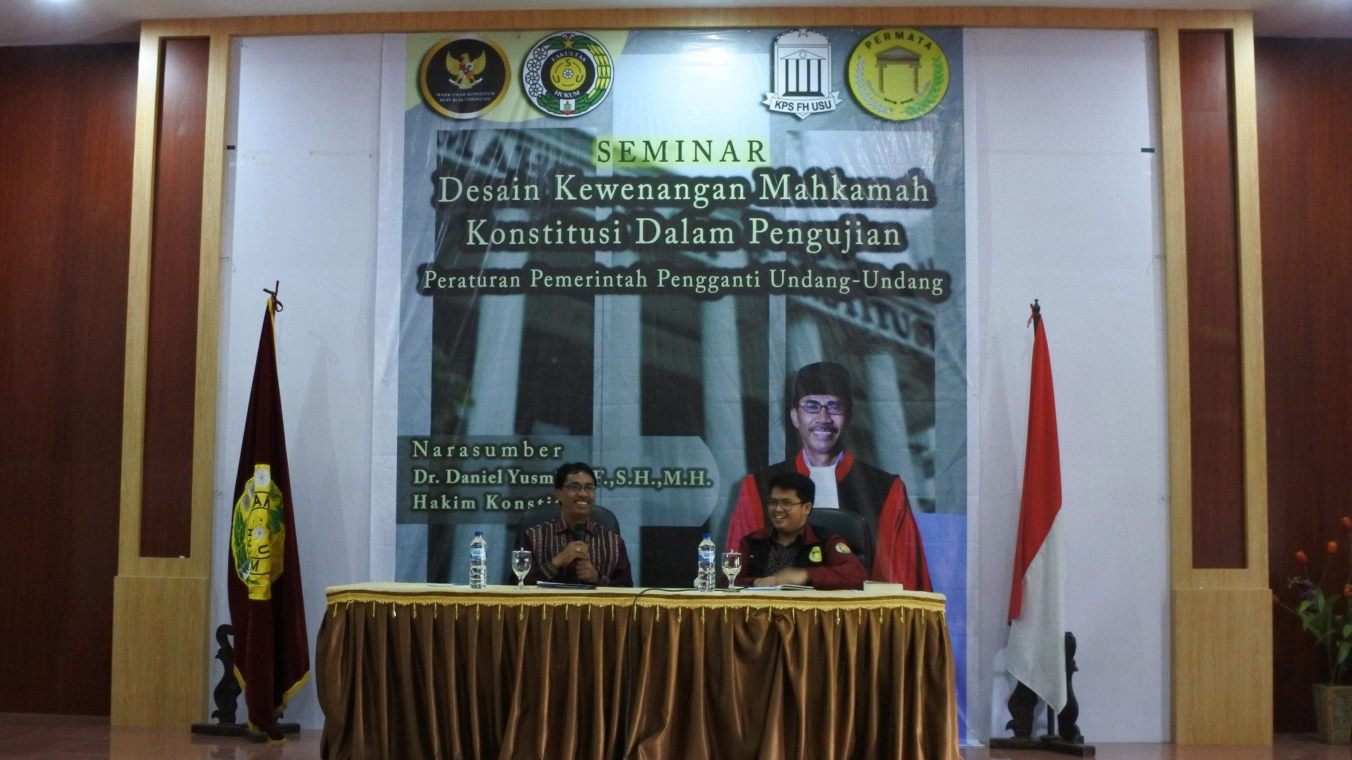 Seminar Bersama Hakim Mahkamah Konstitusi, Dr. Daniel Yusmic Pancastaki Foekh S.H., M.H.