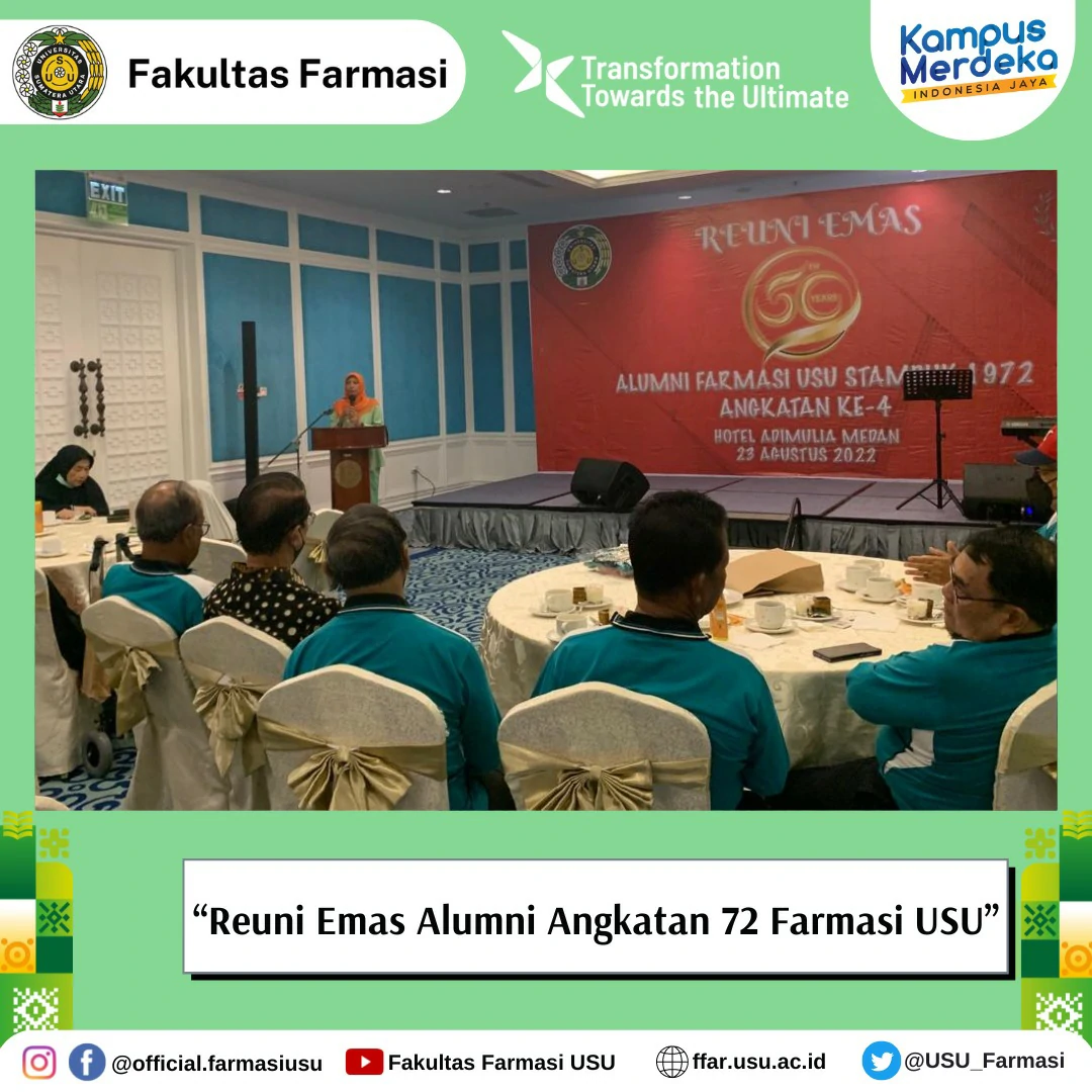 Reuni Emas Alumni Farmasi USU