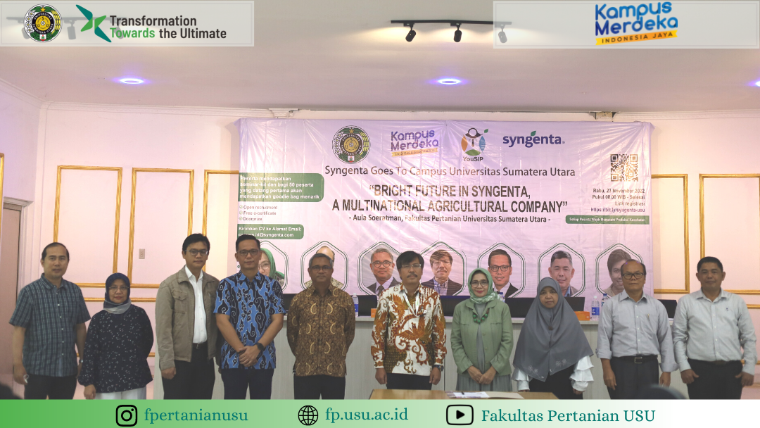 Syngenta Goes to Campus Universitas Sumatera Utara
