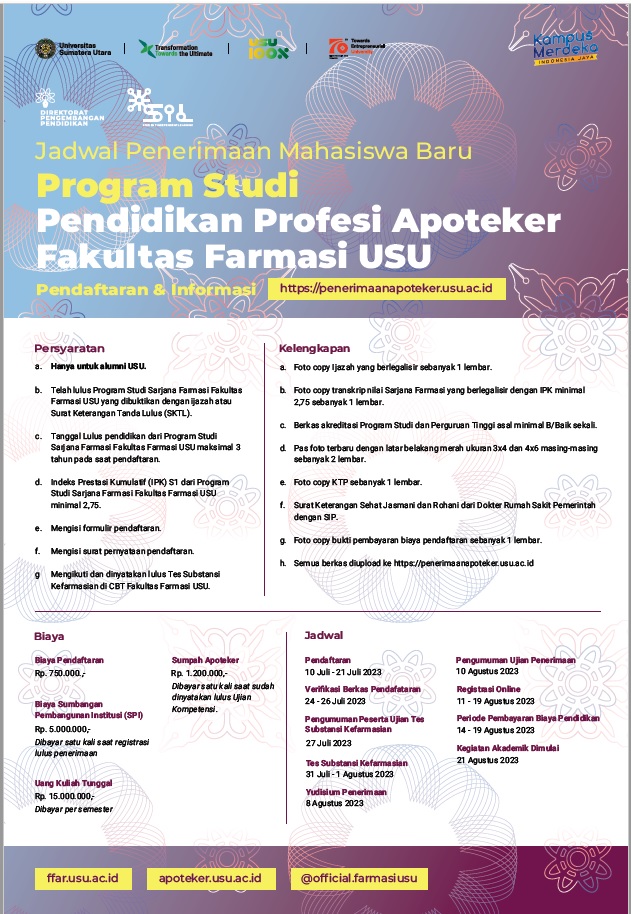 Jadwal Penerimaan Mahasiswa Baru Program Studi Pendidikan Profesi ...